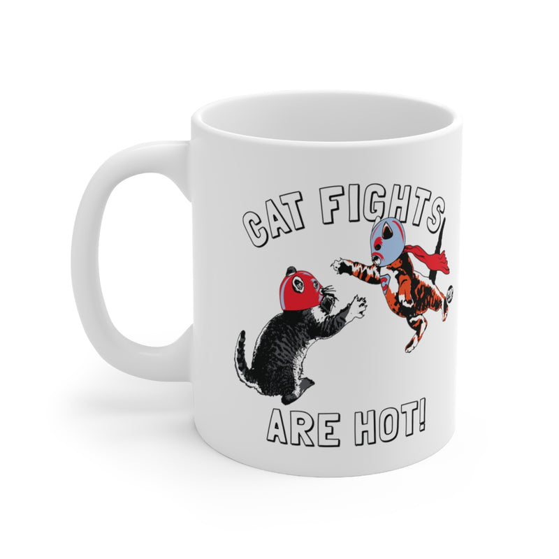 Load image into Gallery viewer, Cat Fights Are Hot Mug
