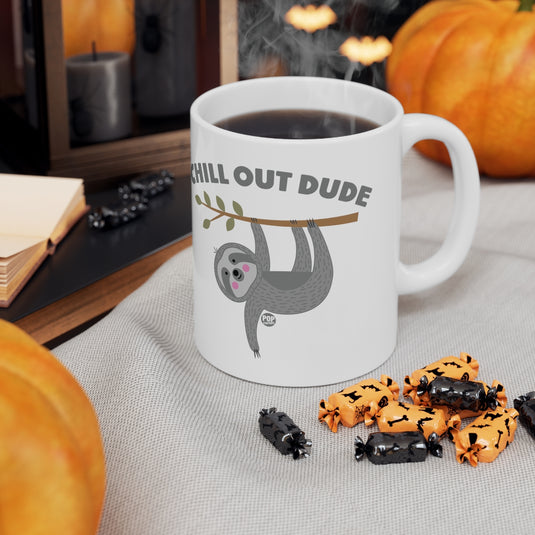 Chill Out Dude Sloth Mug