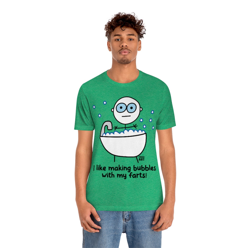 Load image into Gallery viewer, Stickboy Fart Bubbles Unisex Tee
