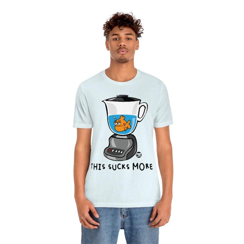 Load image into Gallery viewer, This Sucks More Goldfish Unisex Tee
