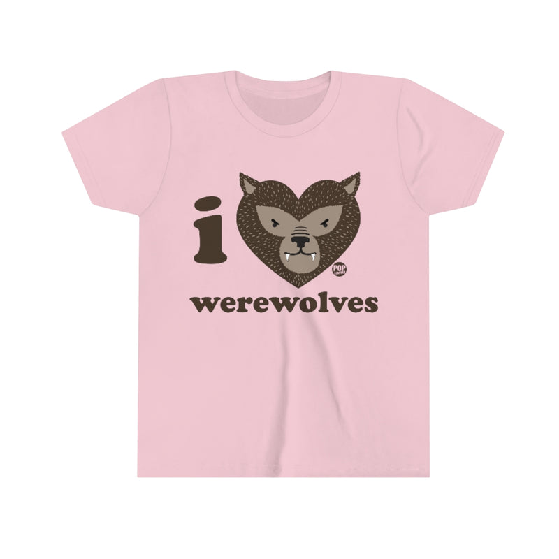 Load image into Gallery viewer, I Love Werewolves Youth Short Sleeve Tee
