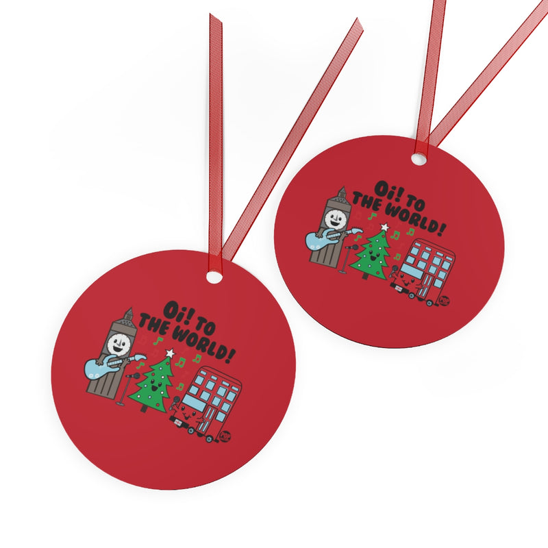 Load image into Gallery viewer, Uk - Oi To The World Xmas Ornament

