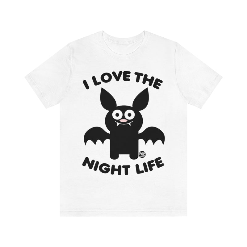 Load image into Gallery viewer, I Love Night Life Bat Unisex Tee
