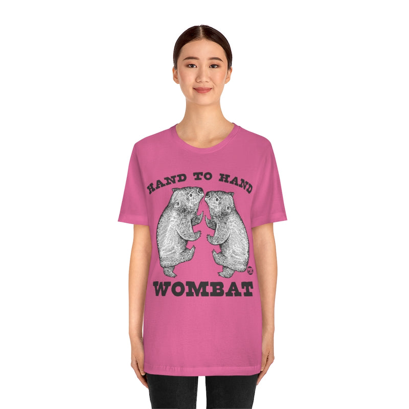 Load image into Gallery viewer, Hand To Hand Wombat Unisex Tee
