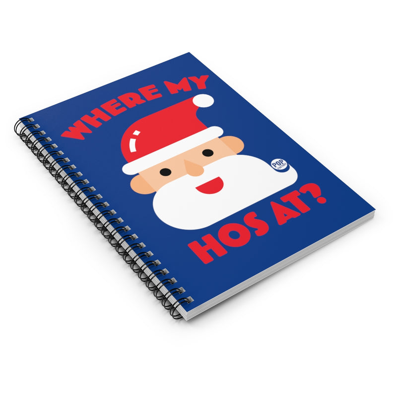 Load image into Gallery viewer, Santa Where My Hos At Notebook
