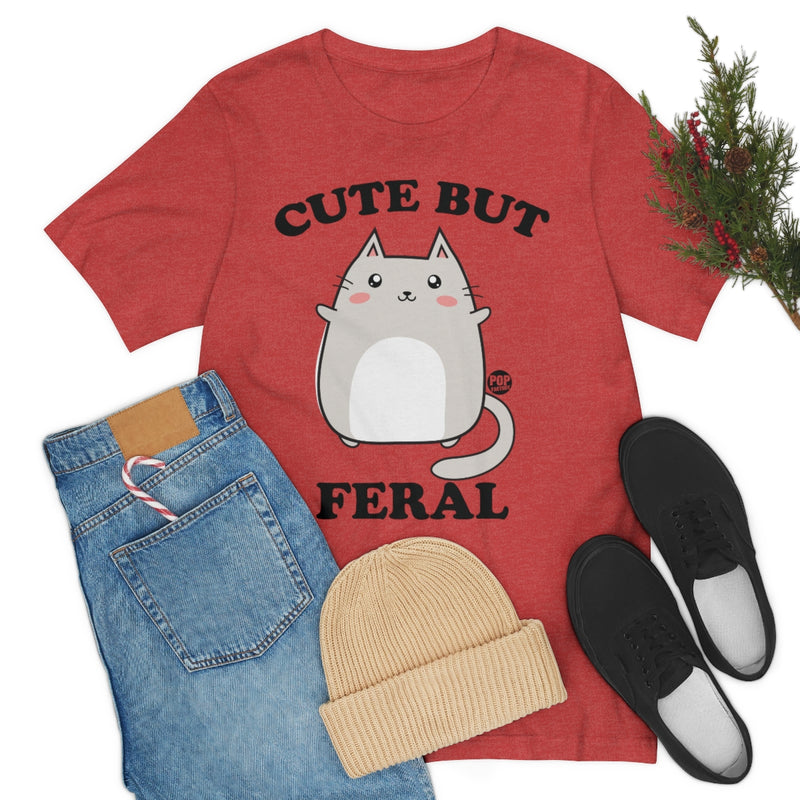 Load image into Gallery viewer, Cute But Feral Unisex Tee
