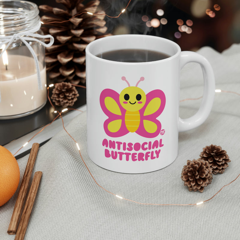 Load image into Gallery viewer, Antisocial Butterfly Mug
