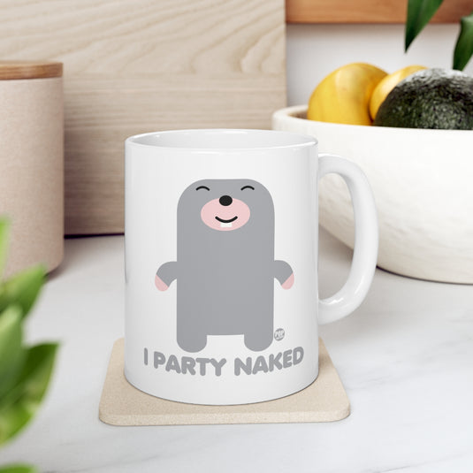 I Party Naked Mole Mug