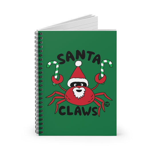 Santa Claws Crab Notebook