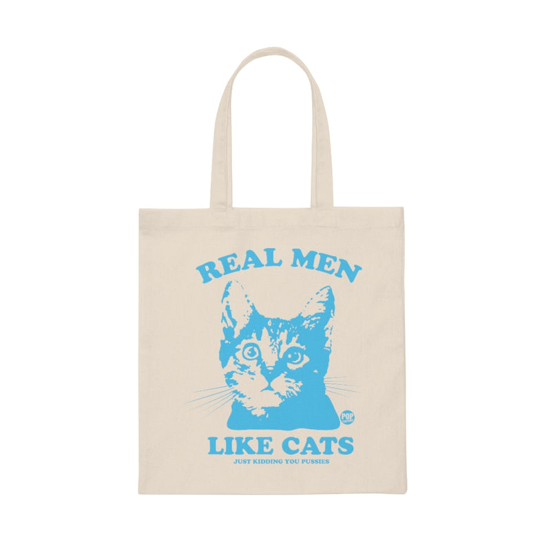 Load image into Gallery viewer, Real Men Like Cats Tote
