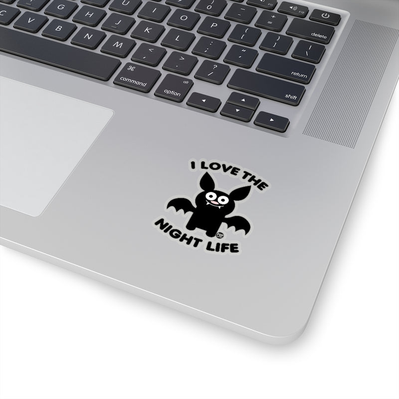 Load image into Gallery viewer, I Love Night Life Bat Sticker

