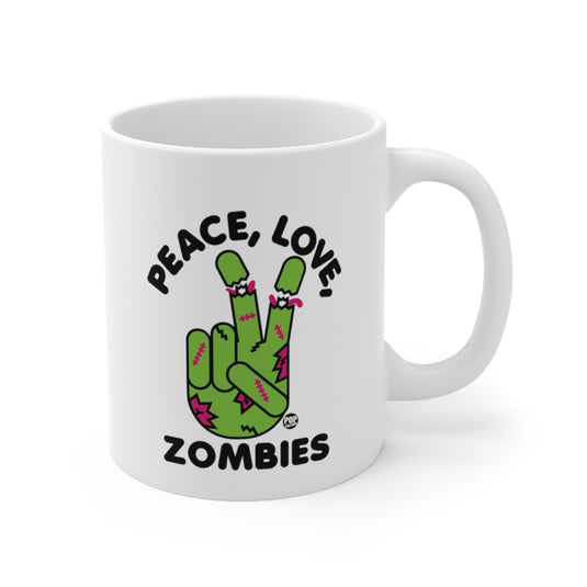 Peace Love Zombies Mug