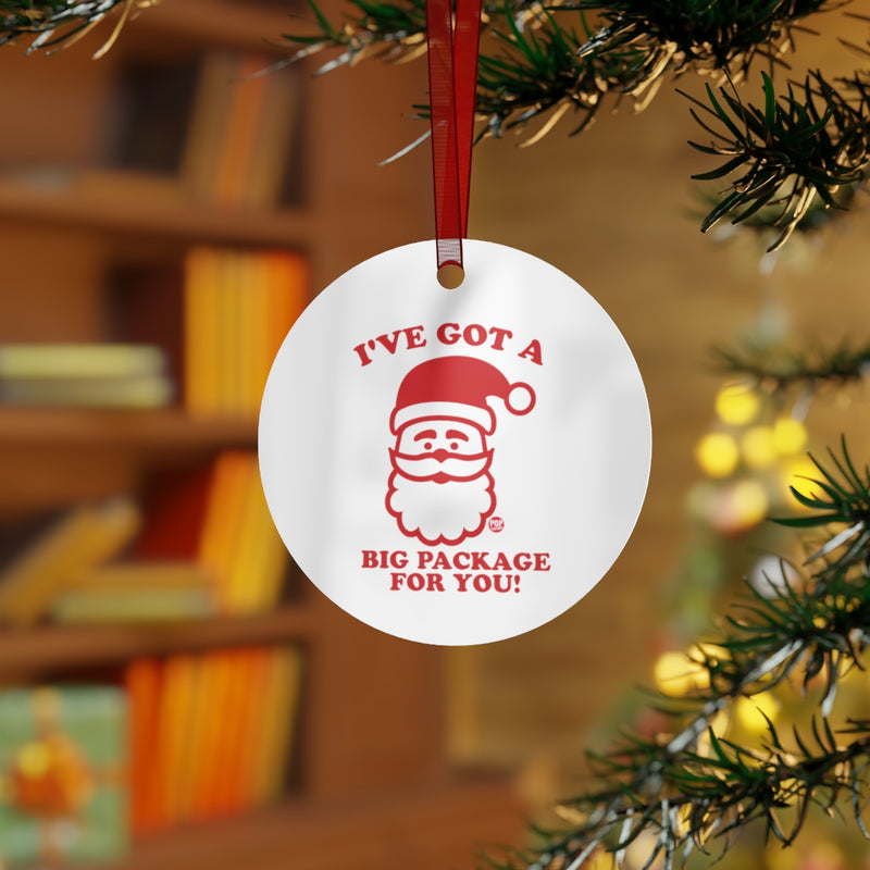 Load image into Gallery viewer, Santa Big Package Ornament
