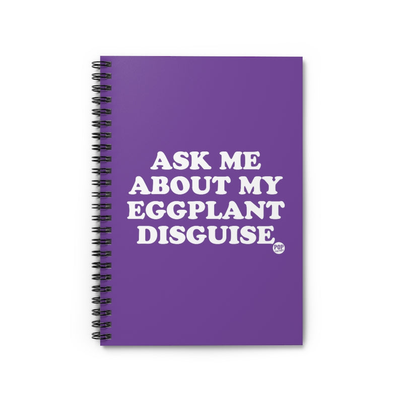 Load image into Gallery viewer, Eggplant Disguise Notebook
