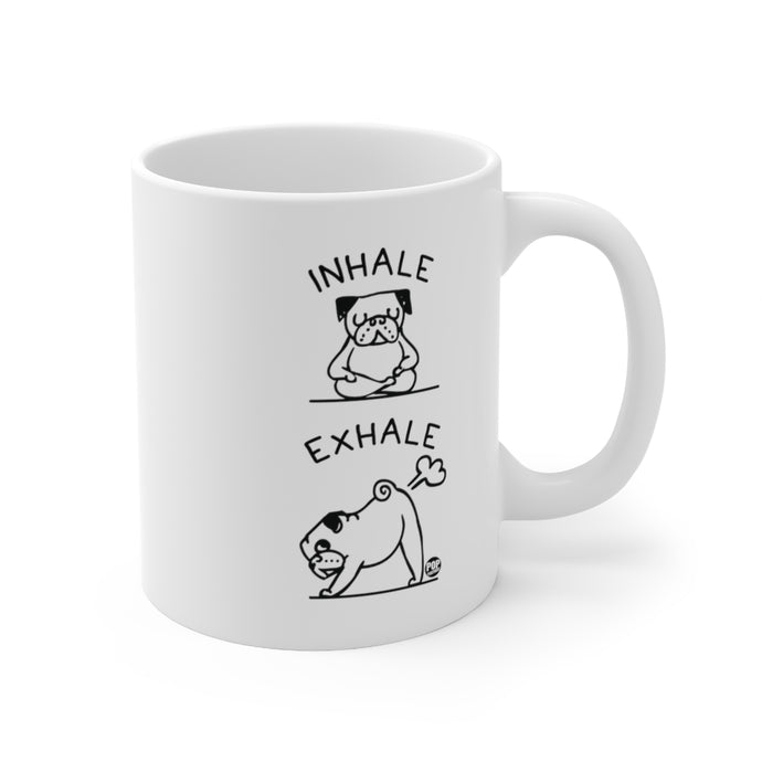 Inhale Exhale Dog Mug