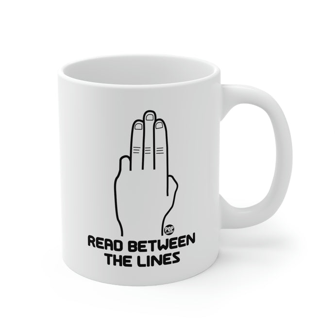 Read Between The Lines Coffee Mug