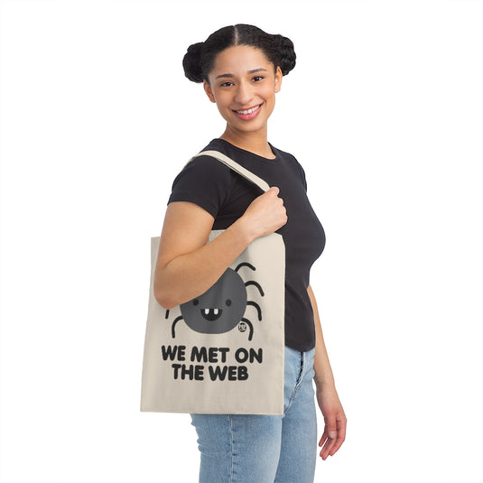 We Met On Web Spider Tote