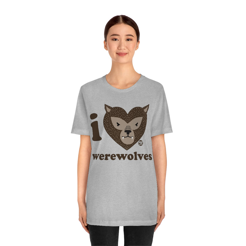 Load image into Gallery viewer, I Love Werewolves Unisex Tee
