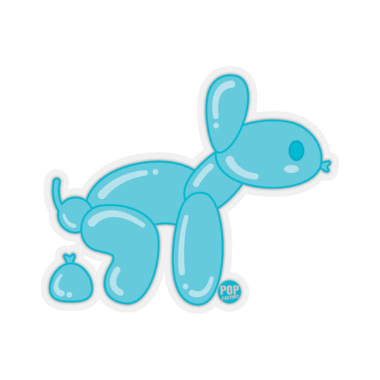 Balloon Dog Poop Sticker