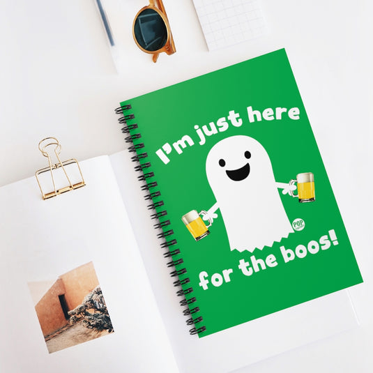 Here For Boos Ghost Notebook
