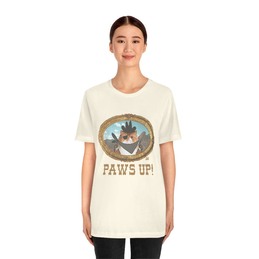 Paws Up Cat Unisex Tee