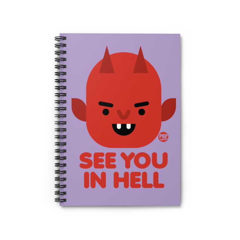 Load image into Gallery viewer, See You In Hell Devil Notebook
