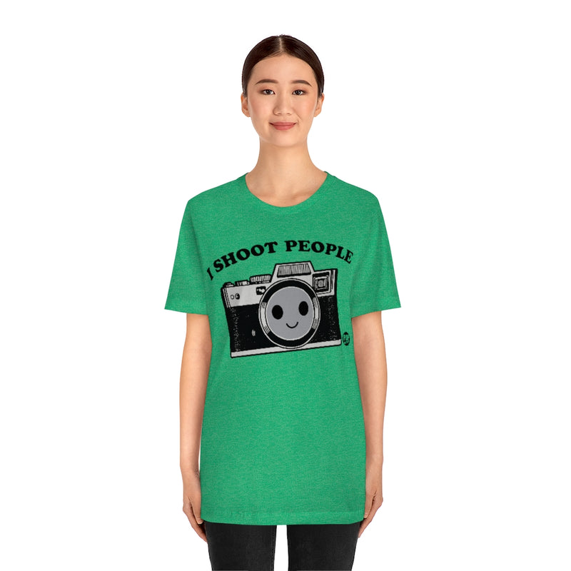 Load image into Gallery viewer, I Shoot People Unisex Tee
