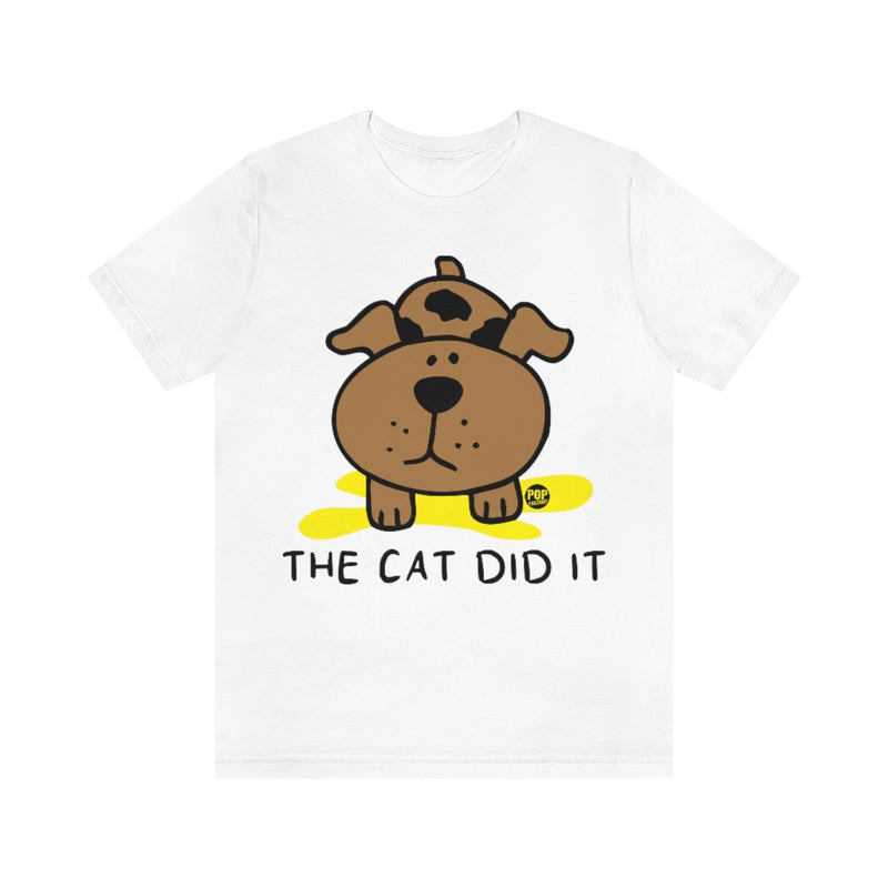 Load image into Gallery viewer, Cat Did It Unisex Tee
