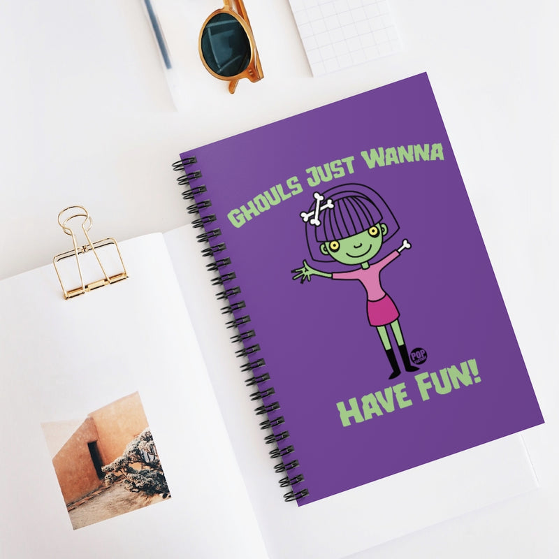 Load image into Gallery viewer, Ghouls Just Wanna Have Fun Notebook
