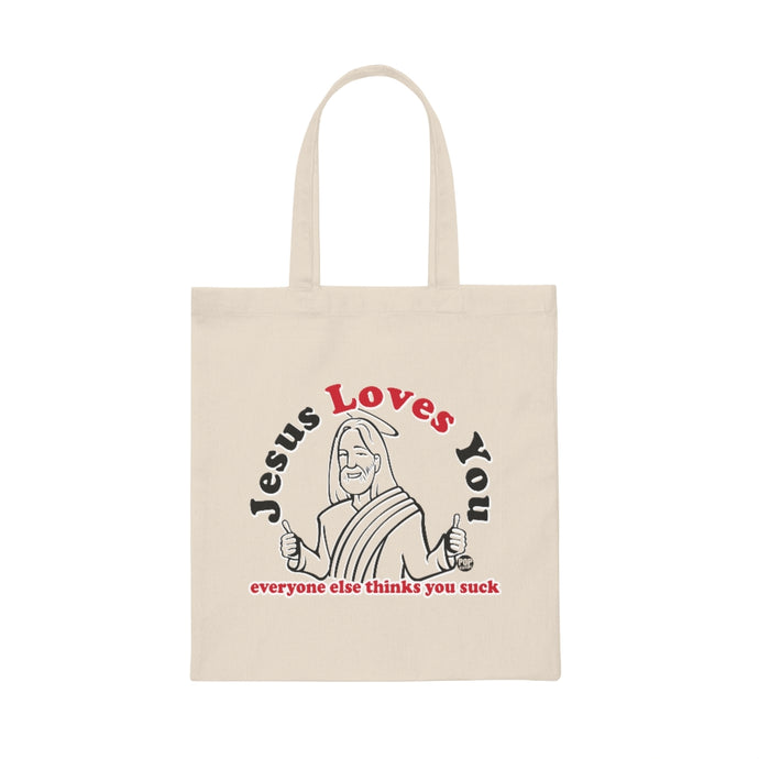 Jesus Loves You You Suck Tote