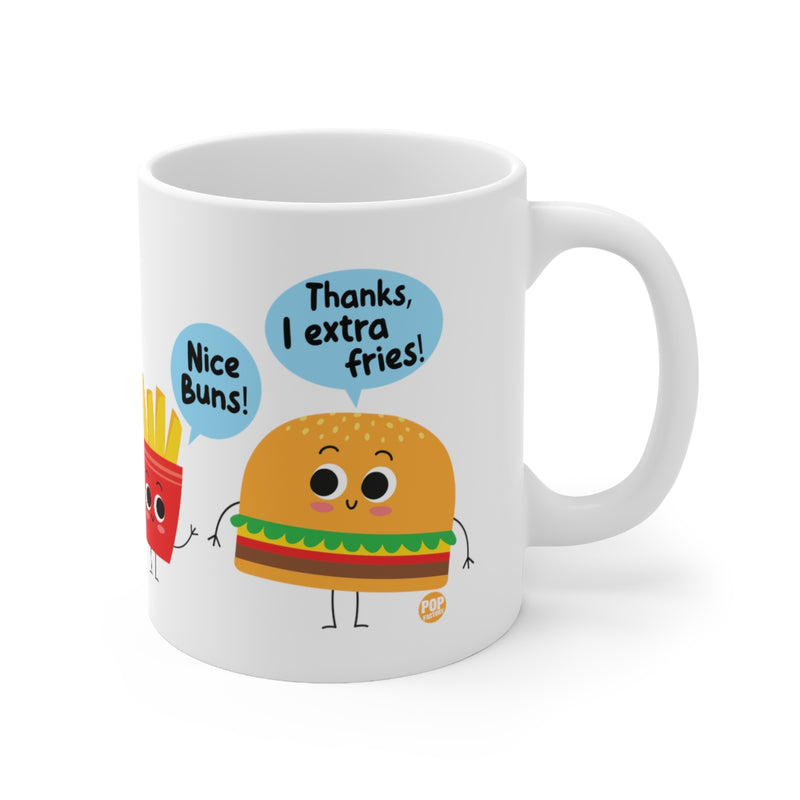 Load image into Gallery viewer, Nice Buns Extra Fries Mug
