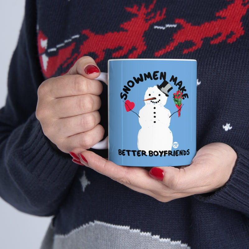 Load image into Gallery viewer, Snowmen Make Better Bfs Mug
