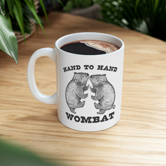 Hand To Hand Wombat Mug
