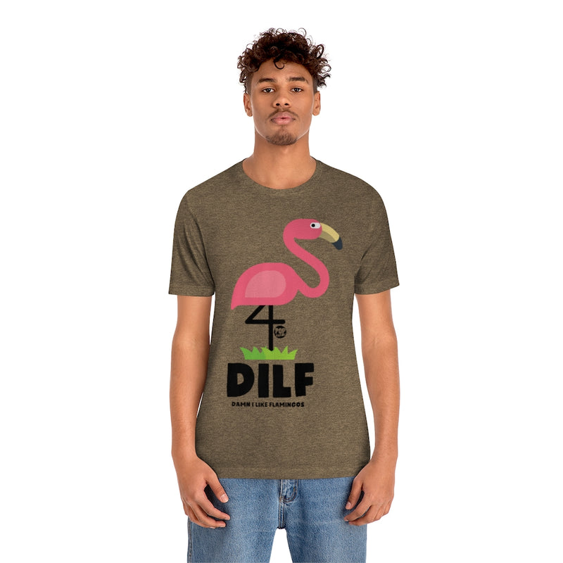 Load image into Gallery viewer, DILF Flamingos Unisex Tee
