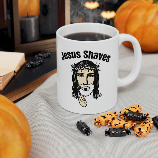 Jesus Shaves Mug