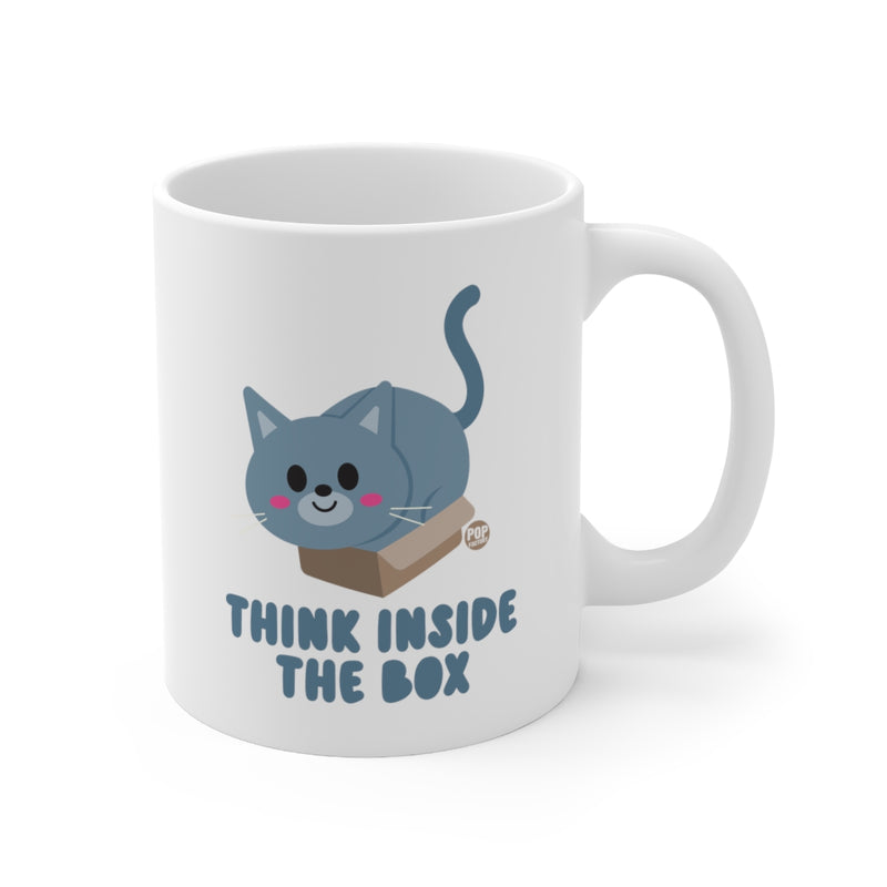 Load image into Gallery viewer, Think Inside The Box Cat Mug
