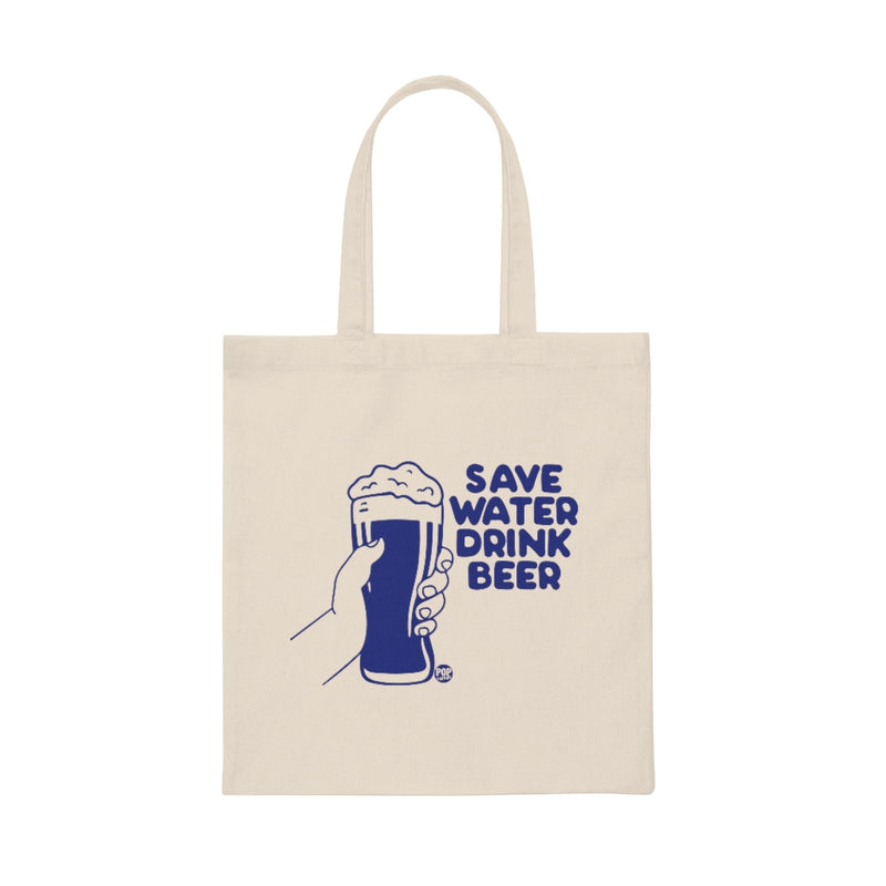 Load image into Gallery viewer, Save Water Drink Beer Tote
