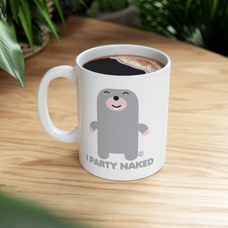 Load image into Gallery viewer, I Party Naked Mole Mug
