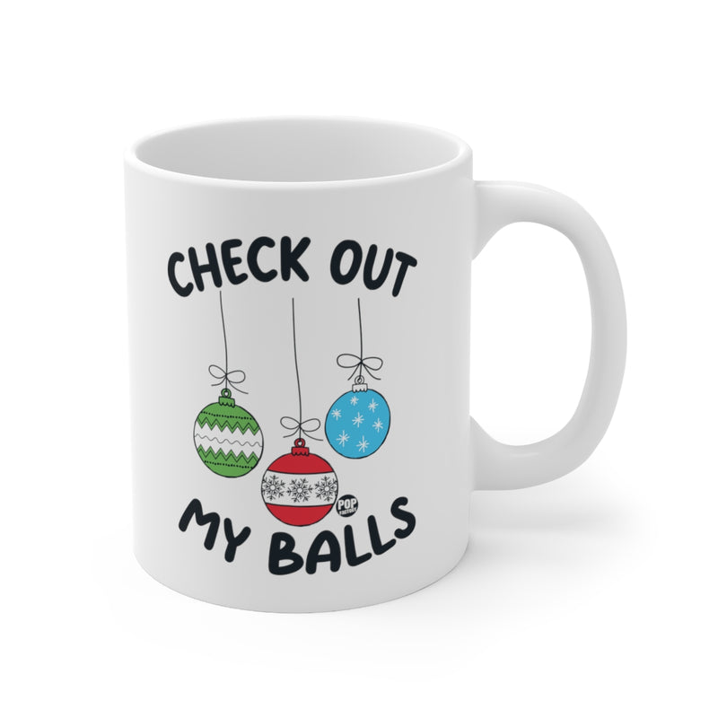 Load image into Gallery viewer, Check Out My Balls Xmas Mug

