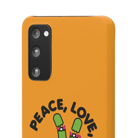 Peace Love Zombies Phone Case