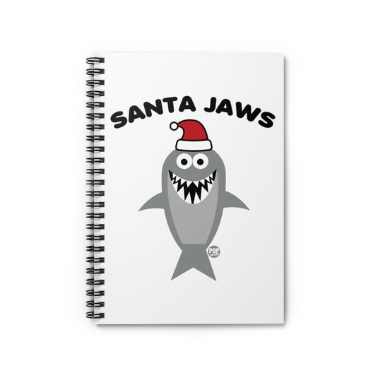 Santa Jaws Shark Notebook