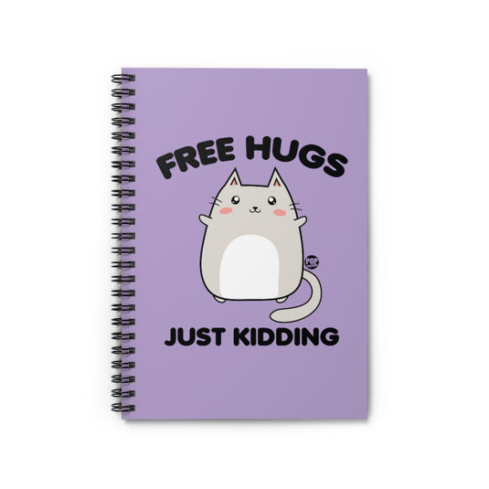 Free Hugs Cat Notebook