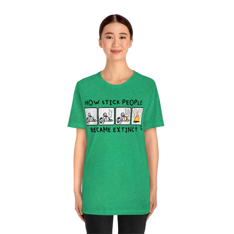 Load image into Gallery viewer, Stick People Extinct Unisex Tee
