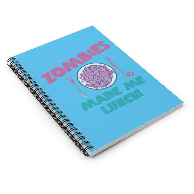 Load image into Gallery viewer, Zombies Made Lunch Notebook
