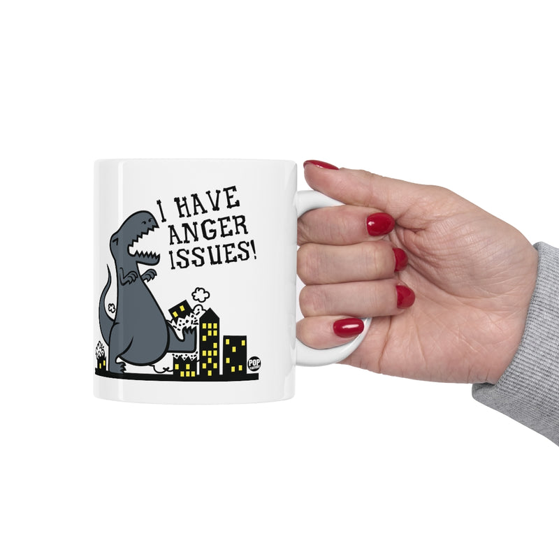 Load image into Gallery viewer, Anger Issues Dinosaur Mug
