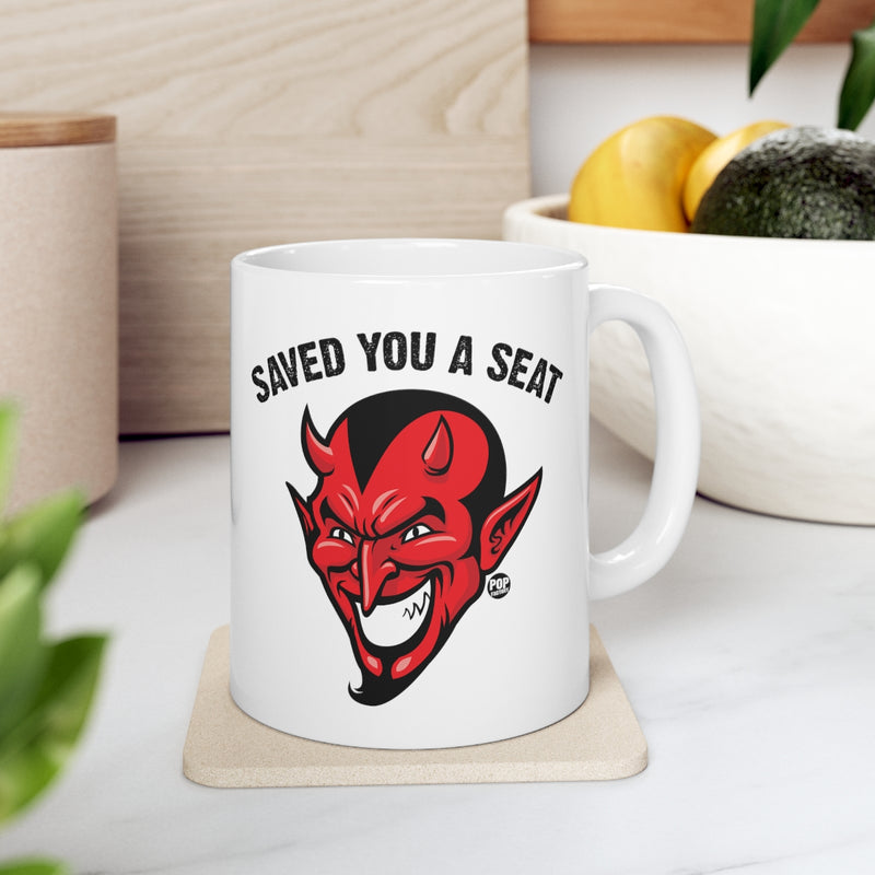 Load image into Gallery viewer, Saved You A Seat Devil Mug
