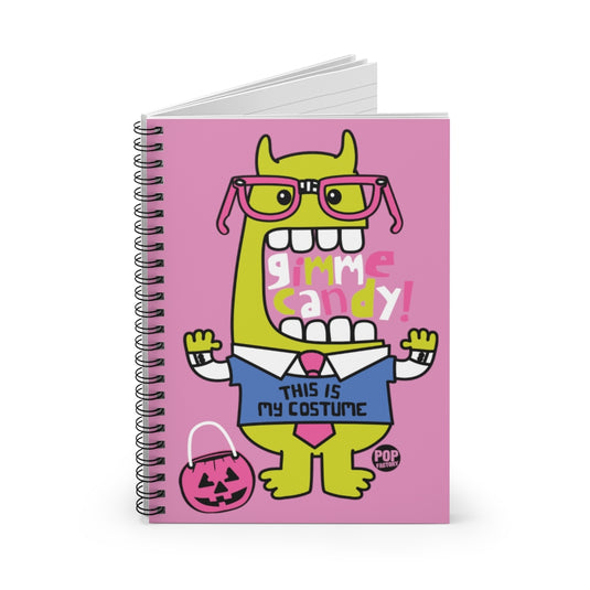 Gimme Candy Monster Notebook