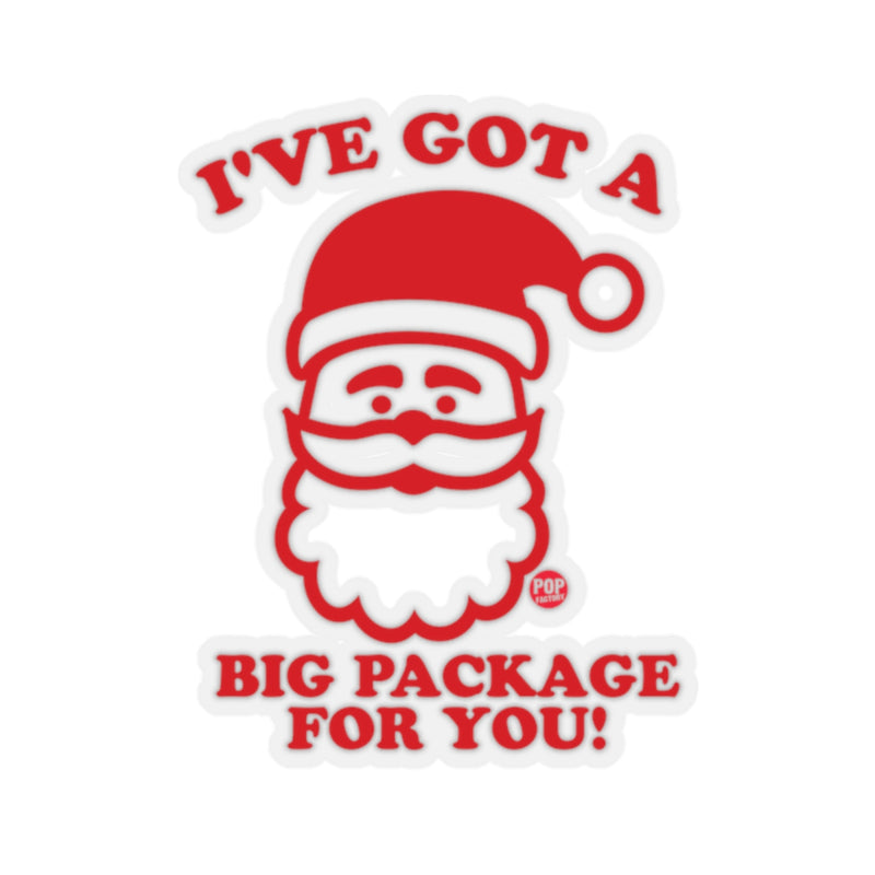 Load image into Gallery viewer, Santa Big Package Sticker
