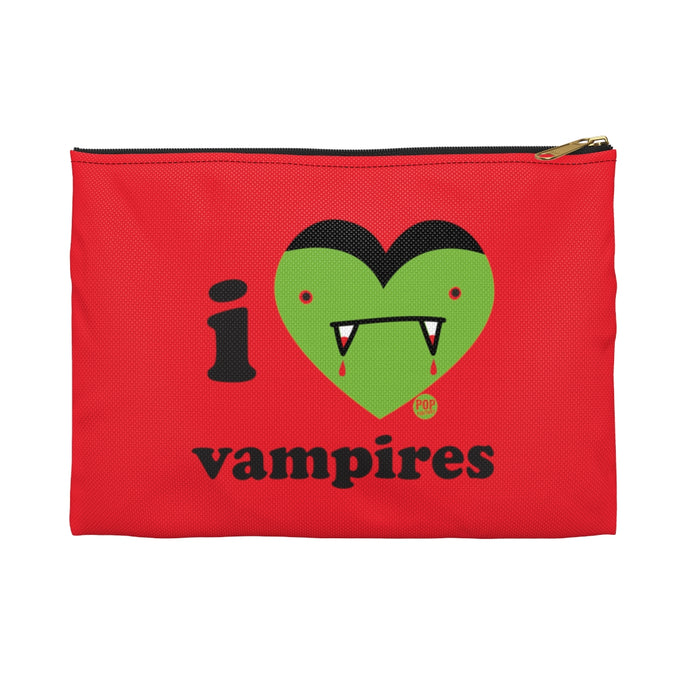 I Love Vampires Zip Pouch