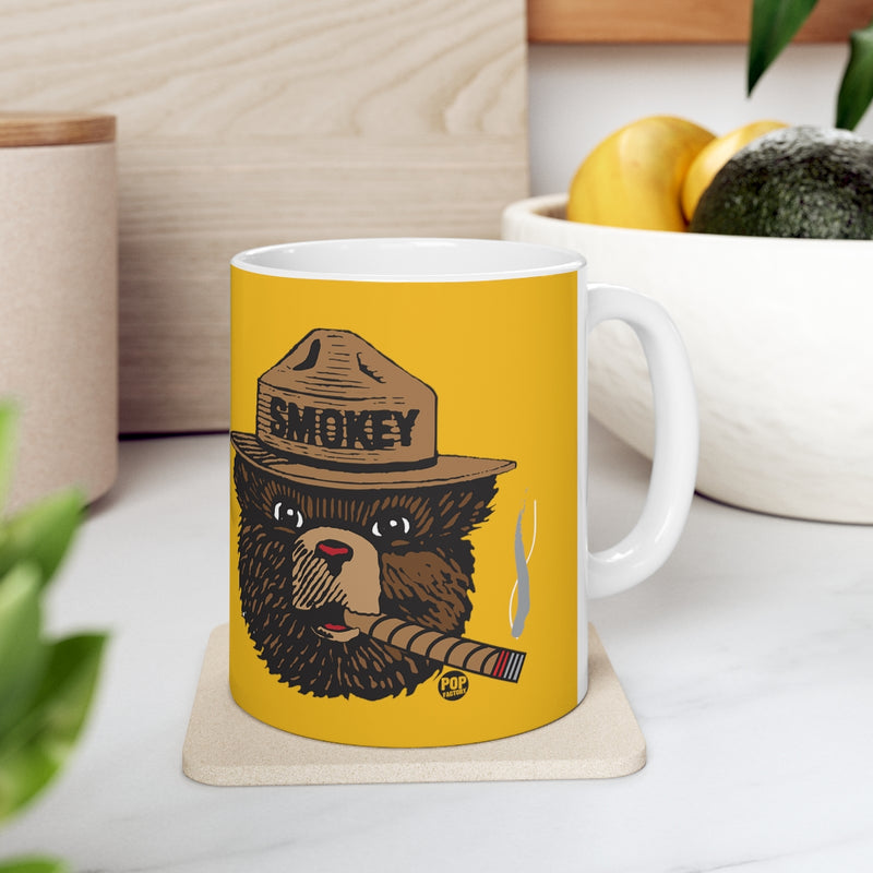 Load image into Gallery viewer, Smoking Smokey Bear Mug
